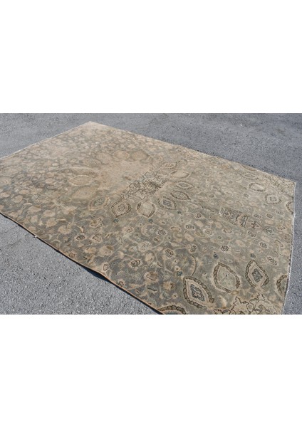 Eskitme Halı, Türk Halısı, Halı, 222 x 316 cm Bej Halı, Organik Salon Halı, Kabilesı Yer Halı, 5899 fırsatları