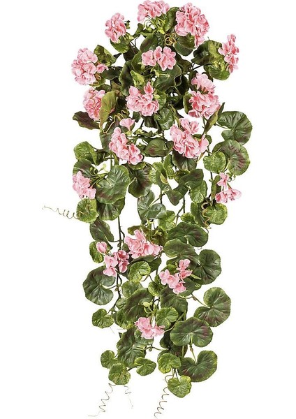 Yapay Çiçek Sarkan Sardunya 80CM 1. Kalite Pembe