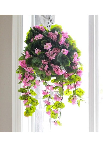 Yapay Çiçek Sarkan Sardunya 80CM 1. Kalite Pembe fiyatları
