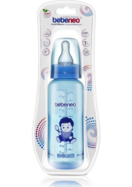 Renkli Pp Biberon 250 ml