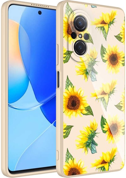 Huawei Nova 9 Se Kılıf Kamera Korumalı Desenli Sert Silikon Kapak