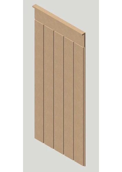 Duvar Paneli 45 cm Genişlik x 105 cm Ham Mdf Duvar Paneli ( 10 mm Kalınlık )