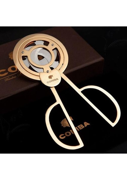 3 Bıçaklı Paslanmaz Çelik Altın Kaplama Puro Kesici (Yurt Dışından) fiyatları