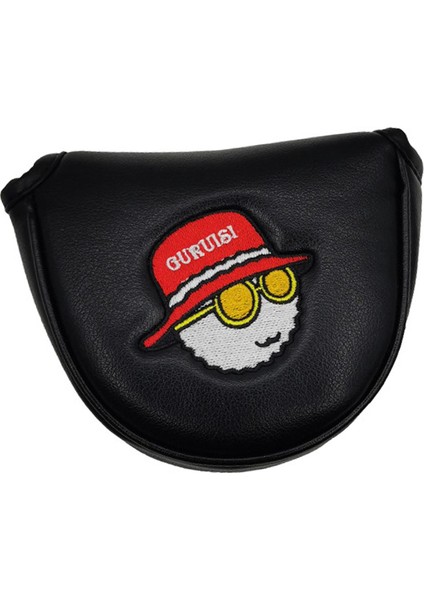 Golf Kafa Kapağı Kapalı Hafif Açık Kulüp Headcover Nakliye Tokmak Siyah (Yurt Dışından)