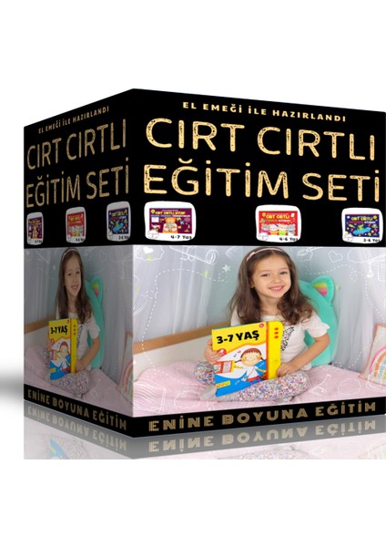 Cırt Cırtlı Eğitim Seti (3 Süper Set) (Ciltli)