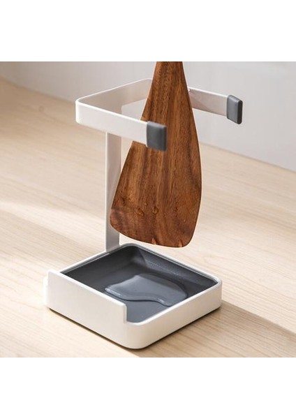 Mutfak Organizer Pot Kapak Raf Pişirme Depolama Kaşık Spatula Kepçe Gereçleri Tutucu Telefon Pad Yemek Kitabı Standı Ev Aksesuarları Kaşık Dayanıklı ve Tencere Klipleri (Yurt Dışından) fırsatları