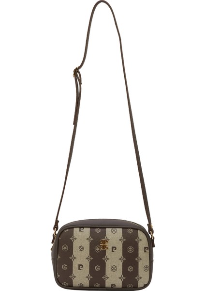 Vizon Çizgili Monogram Kadın Çapraz Çanta 05PO22Y1538-CM V