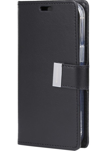 Goospery Rich Diary Crazy Horse Doku Deri Kılıf Apple iPhone 14 Pro Max Siyah (Yurt Dışından) fiyatları