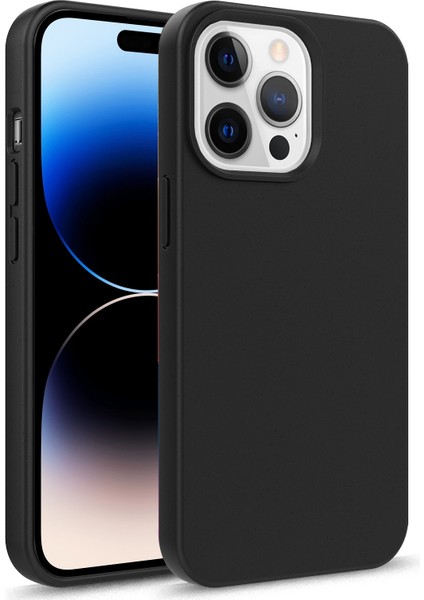 Iphone 14 Pro Max (Siyah) Için Starry Serisi Straw Tpu Telefon Kılıfı