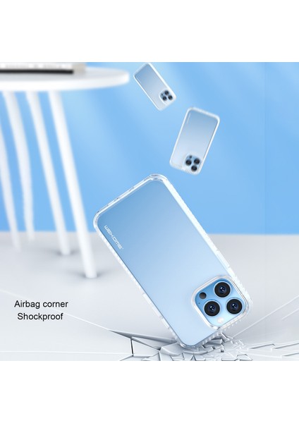 Iphone 14 Pro Max (Buzlu Siyah) Için Wekome Zırh Anti-Drop Telefon Kılıfı fırsatları