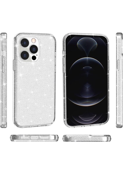 Iphone 14 Pro Max (Beyaz) Için Şok Geçirmez Zırh Kartı Yuvası Kılıfı