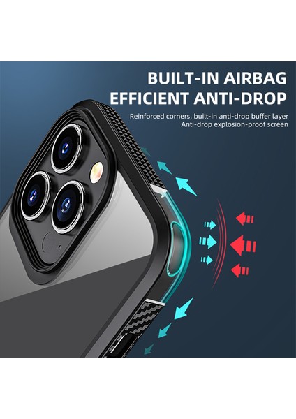 Ipaky Shockproof Pc Tpu Koruyucu Telefon Kılıfı Iphone 14 Pro Max (Siyah) modelleri