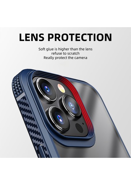 Ipaky Shockproof Pc Tpu Koruyucu Telefon Kılıfı Iphone 14 Pro Max (Siyah) fırsatları