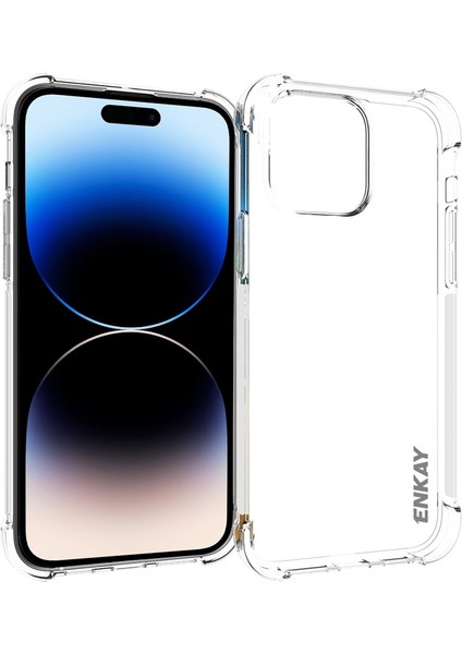 Clear Tpu IPhone 14 Pro Max Için Şok Geçirmez Telefon Kılıfı