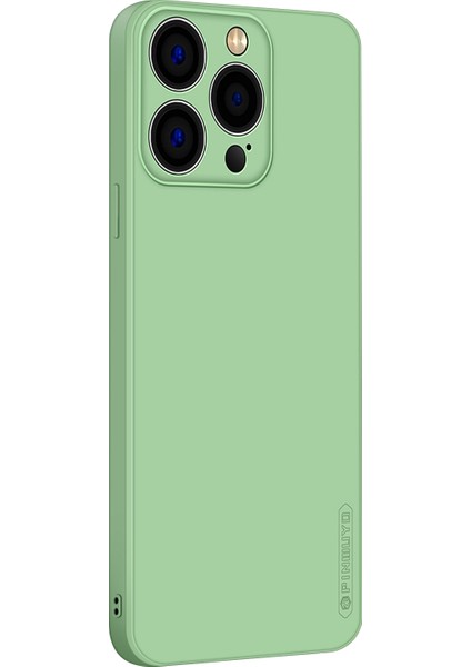 Sense Serisi Sıvı Silikon Tpu Tpu Iphone 14 Pro Max (Yeşil)