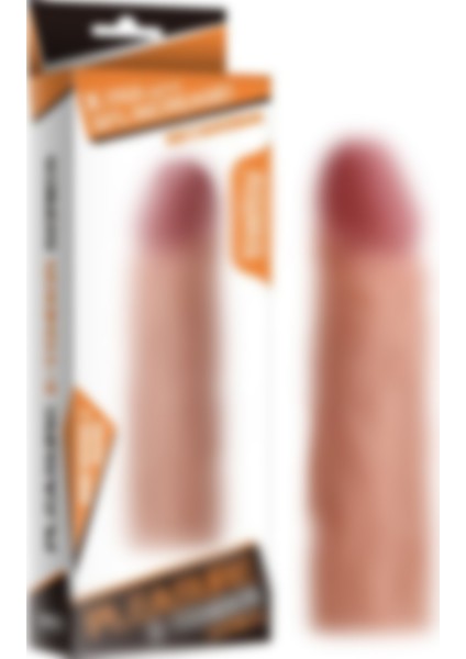 Hizliexpress X-Tender Premium 5 cm Dolgulu Realistik Penis Kılıfı Ten Rengi
