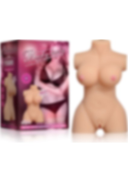 Hızlı Express Busty Lady Iri Göğüslü Yarım Vücut Tam Realistik Silikon Manken