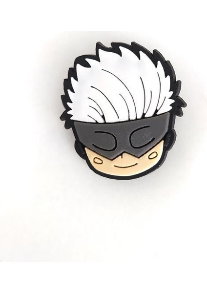 Naruto Kakashi Terlik Ayakkabı Süsü Silikon Kız Erkek Aksesuar 1 Adet Hediye