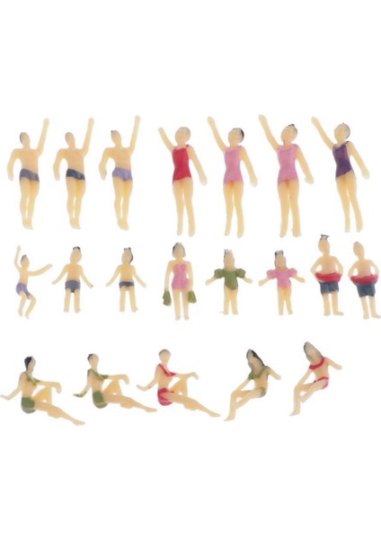 20X Model Figürin Karakterleri G Deco Boyalı Figürler Bina Parkı (Yurt Dışından)