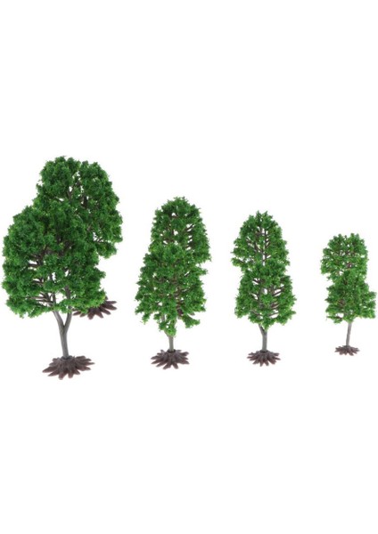 8pcs 1: 200 Minyatür Ağaç Dekorasyonu Minyatür Ağaç Oyuncak Peyzaj Model Yapımı (Yurt Dışından) modelleri
