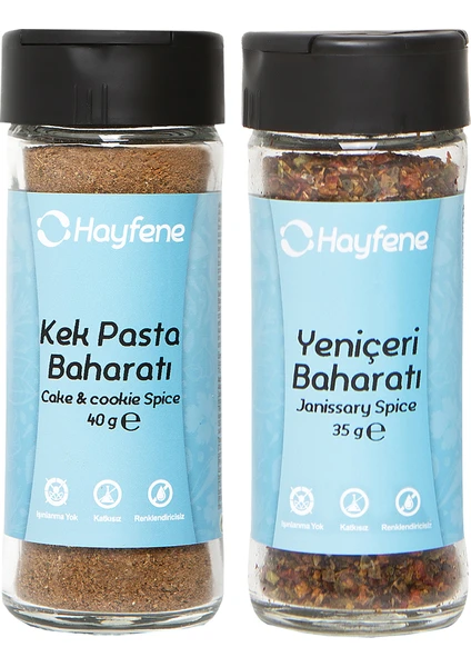 Kek Pasta Baharatı ve Yeniçeri Baharatı 2'li Baharat Seti