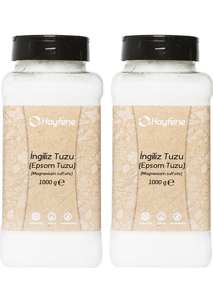 2'li Ingiliz Tuzu ( Epsom Tuzu ) 1000 gr Seti