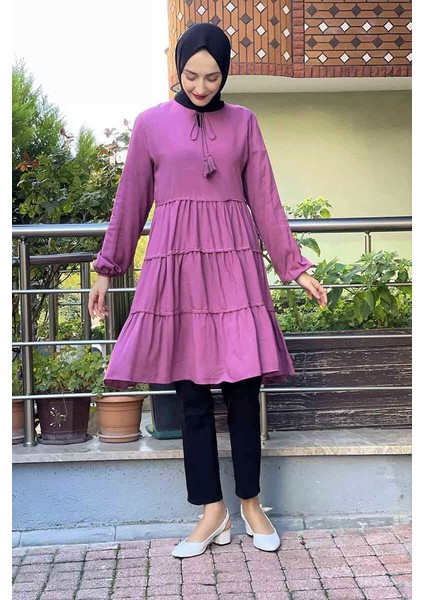 Desenli Tunik modelleri