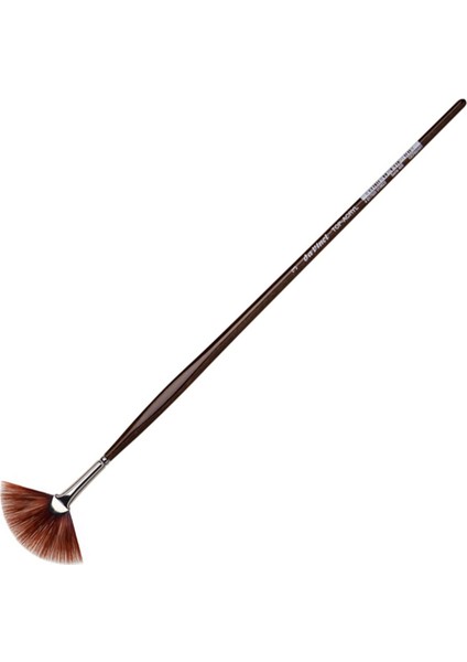 Top Acryl Sentetik Yelpaze Akrilik Yağlı Boya Fırçası Seri 485 No3