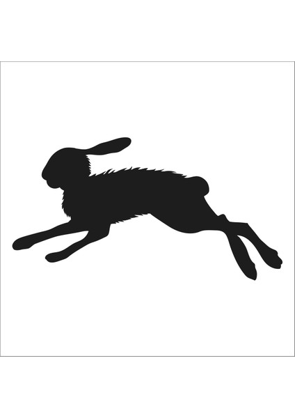 Yabani Tavşan Folyo Sticker 160CM Uzunluk