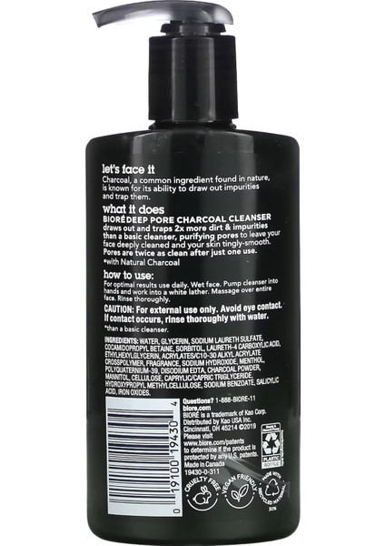 Charcoal Yağlı Ciltler Için Derin Temizleyici 200ML fiyatları