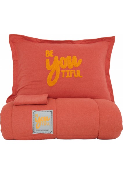 Motto Cotton Comfort Çift Kişilik Mercan