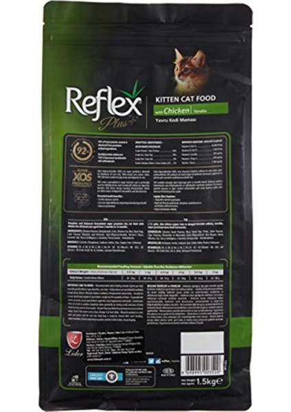 Reflex Plus Tavuk Etli Yavru Kedi Maması 1,5 kg