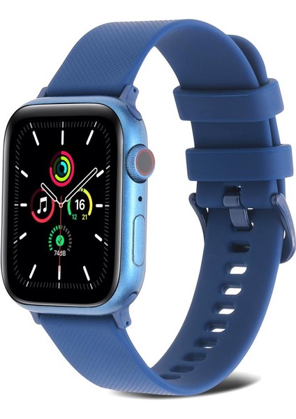 Apple Watch Uyumlu 5 6 7 8 Ultra 42MM 44MM 45MM Tme Point Silikon Kordon