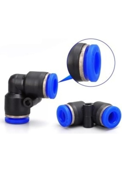 3/8 - 6 mm Pnömatik Dirsek Bağlantı