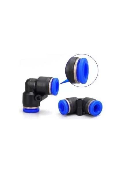 1/8 - 6 mm Pnömatik Dirsek Bağlantı