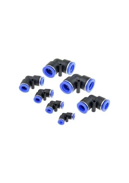1/8 - 6 mm Pnömatik Dirsek Bağlantı