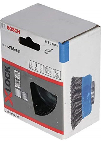 Professional Heavy Örgülü Tencere Fırçası (Metal Için, X-Lock Ø 75 Mm, Ø 125 mm Için), modelleri