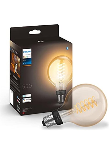 Huew Filament Ampul G93 E27 Sarı Işık Bluetooth Özellikli