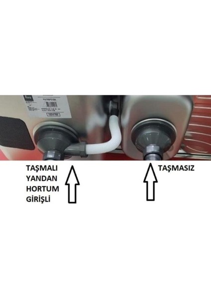Tekdekor Teka Evye Süzgeçli Taşmalı Sifon Tas Takımı