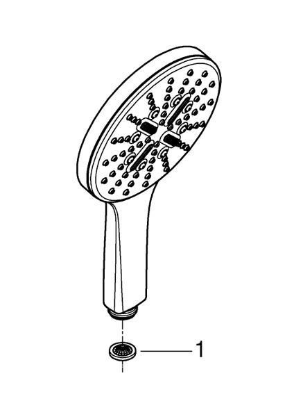 Rainshower Smartactive 130 El Duşu 3 Akışlı - 26574A00