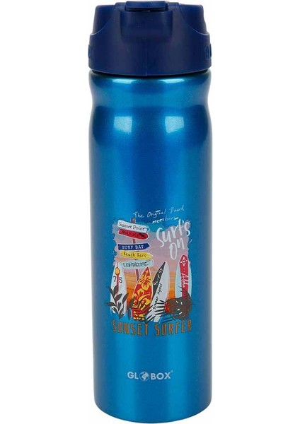 Baskılı Çelik Matara 1140 - Sunset Surfer