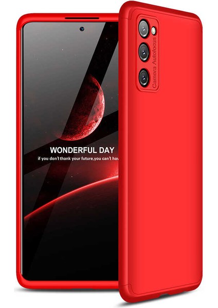 Samsung Galaxy S20 Fe ile Uyumlu Kılıf 3 Parçalı Tam Koruma Dayanıklı Soft Ince Kılıf