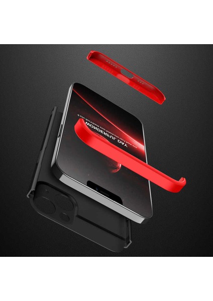 Apple iPhone 13 ile Uyumlu Kılıf 3 Parçalı Tam Koruma Dayanıklı Soft Ince Kılıf fiyatları