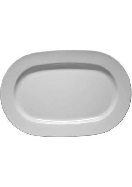 Frig Otel 40 cm 6 Adet Kayık Tabak Dekorsuz