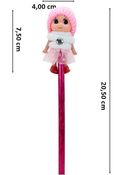 Bereli Bebek Kurşun Kalem Pembe