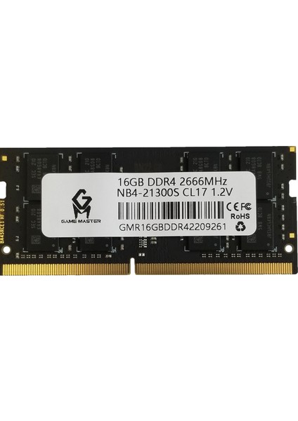 16 GB 2666MHZ Ddr4 Laptop Ram GMRN16GBDDR4