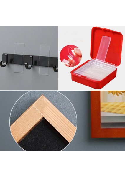 Mini Çift Taraflı Şeffaf Bant 30 Adet Kutusuz fırsatları