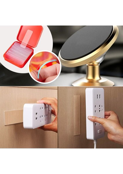 Mini Çift Taraflı Şeffaf Bant 30 Adet Kutusuz indirimleri