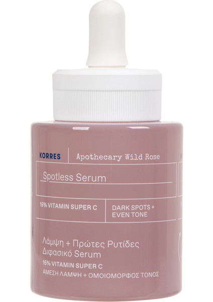 Apothecary Wild Rose Spotless Serum | 15% Vitamin Super C 30ML