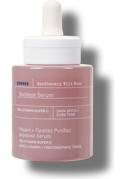 Apothecary Wild Rose Spotless Serum | 15% Vitamin Super C 30ML